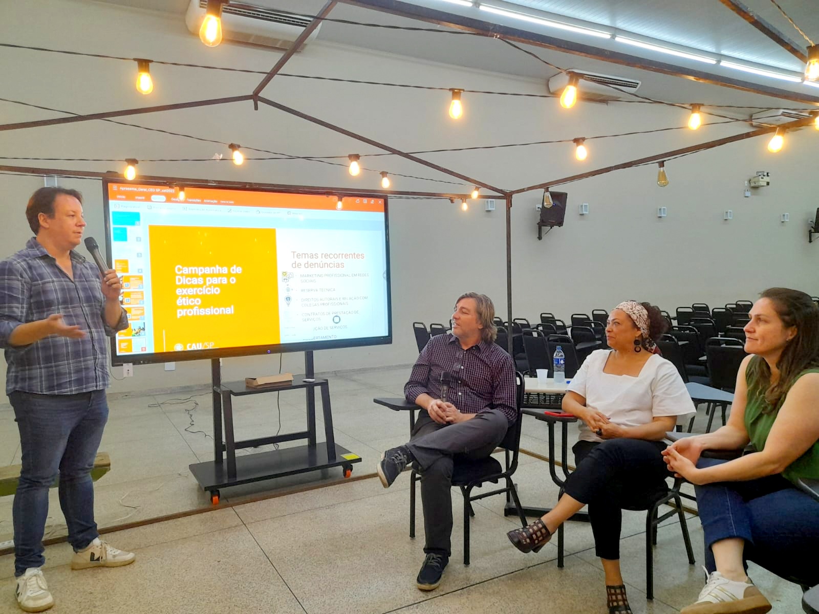 9ª Semana de Arquitetura e Urbanismo | Conselheiro do CAU José Marcelo Guedes